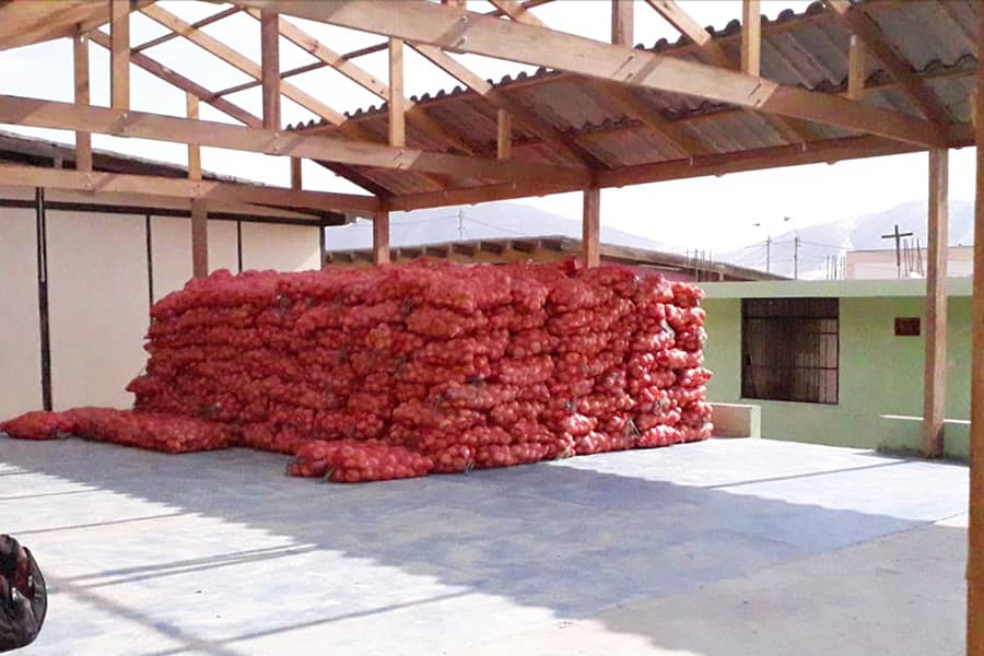 Donamos a través de la ONG Banco de Alimentos